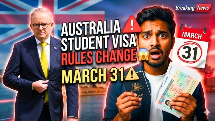 Australia Migration Crackdown and Change the visa fees 31 march 2026