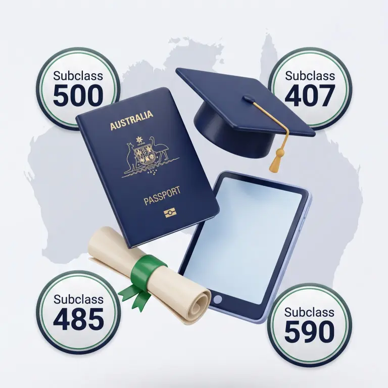 Studying and Training Visas Australia